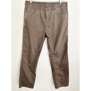 Prana Bridger Pants Mens Size 36x30 Brown Slim Fit  Organic Cotton Stretch